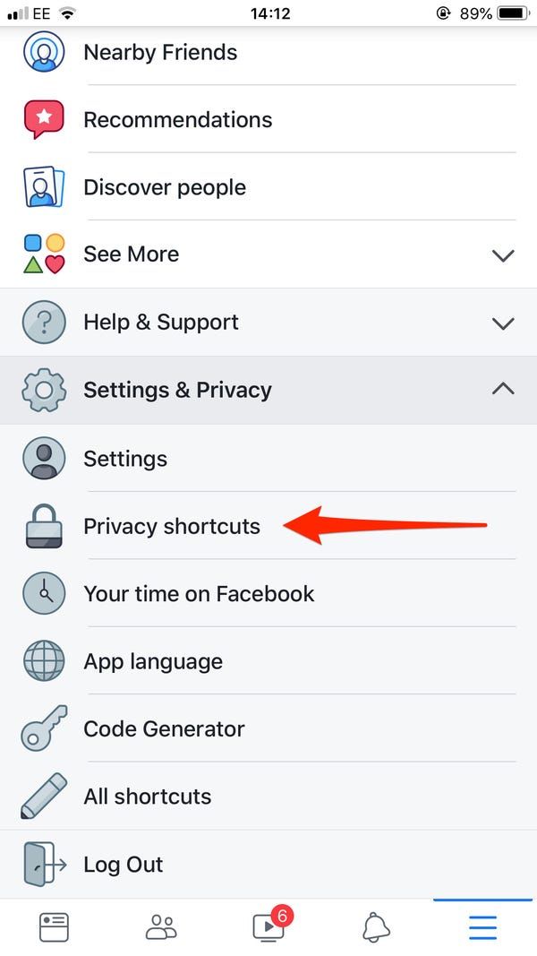 How to make facebook private