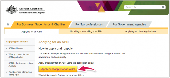 How to apply for an ABN